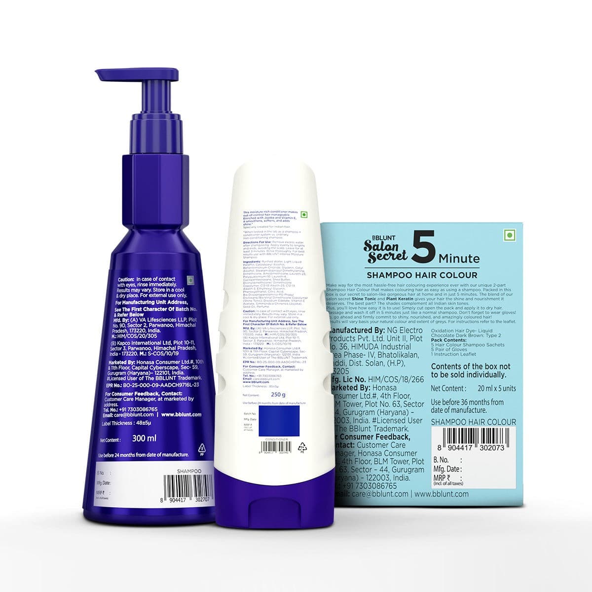 5 Min Choco Color Shampoo + Intense Moisture Combo