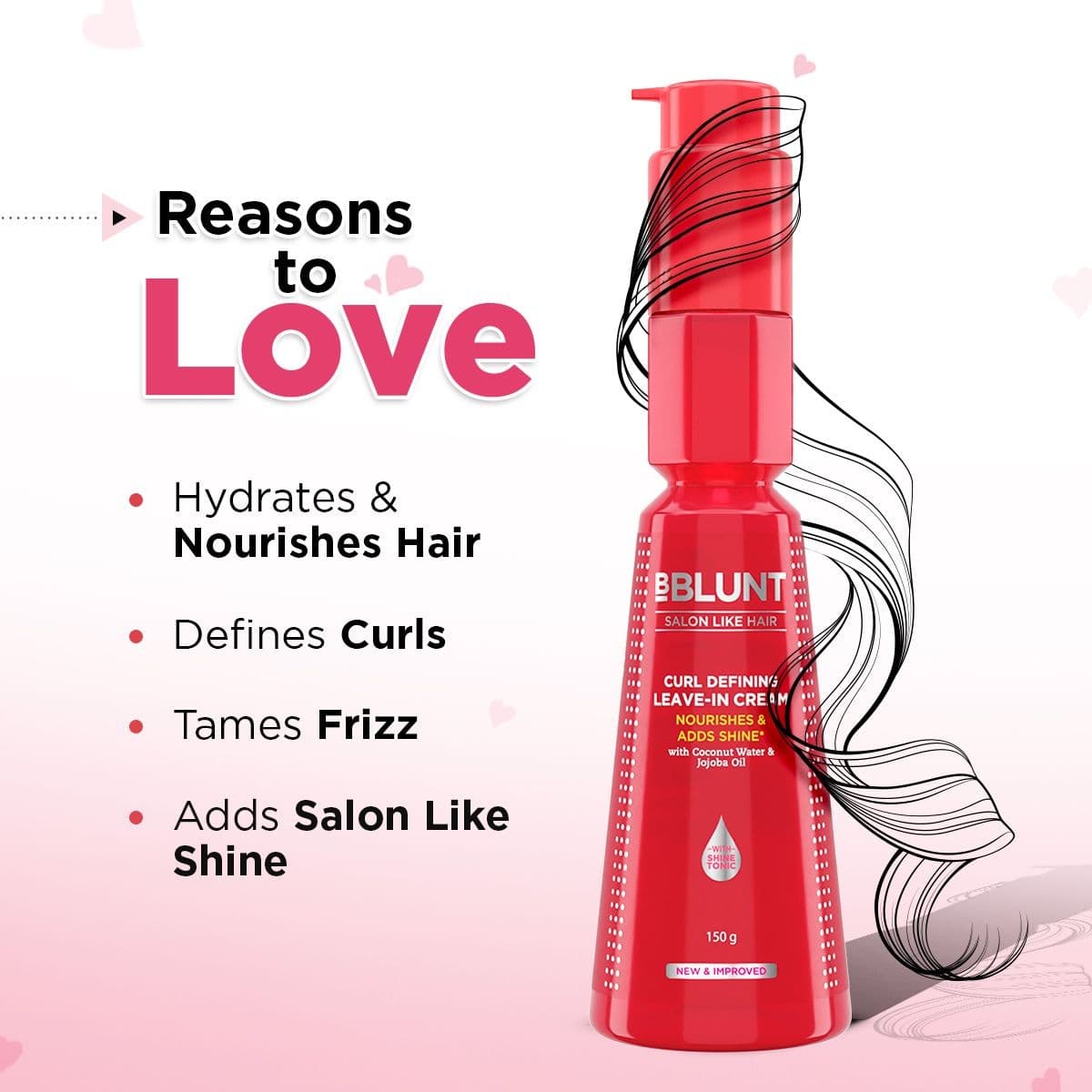 Curl Defining Leave-in Cream for Nourished & Frizz-Free Curls - 150 g