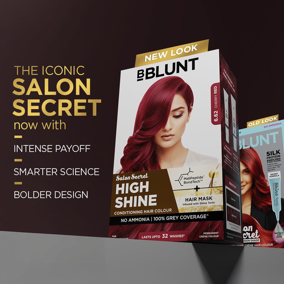 High Shine Conditioning Hair Colour - Cherry Red (Shade 6.62)(Pack of 3)