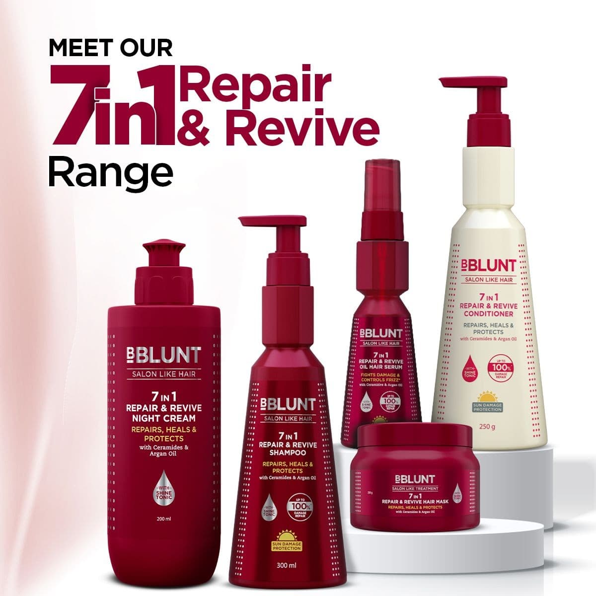 7 in 1 Repair & Revive Night Cream to Heal & Protect Hair Overnight - 200ml