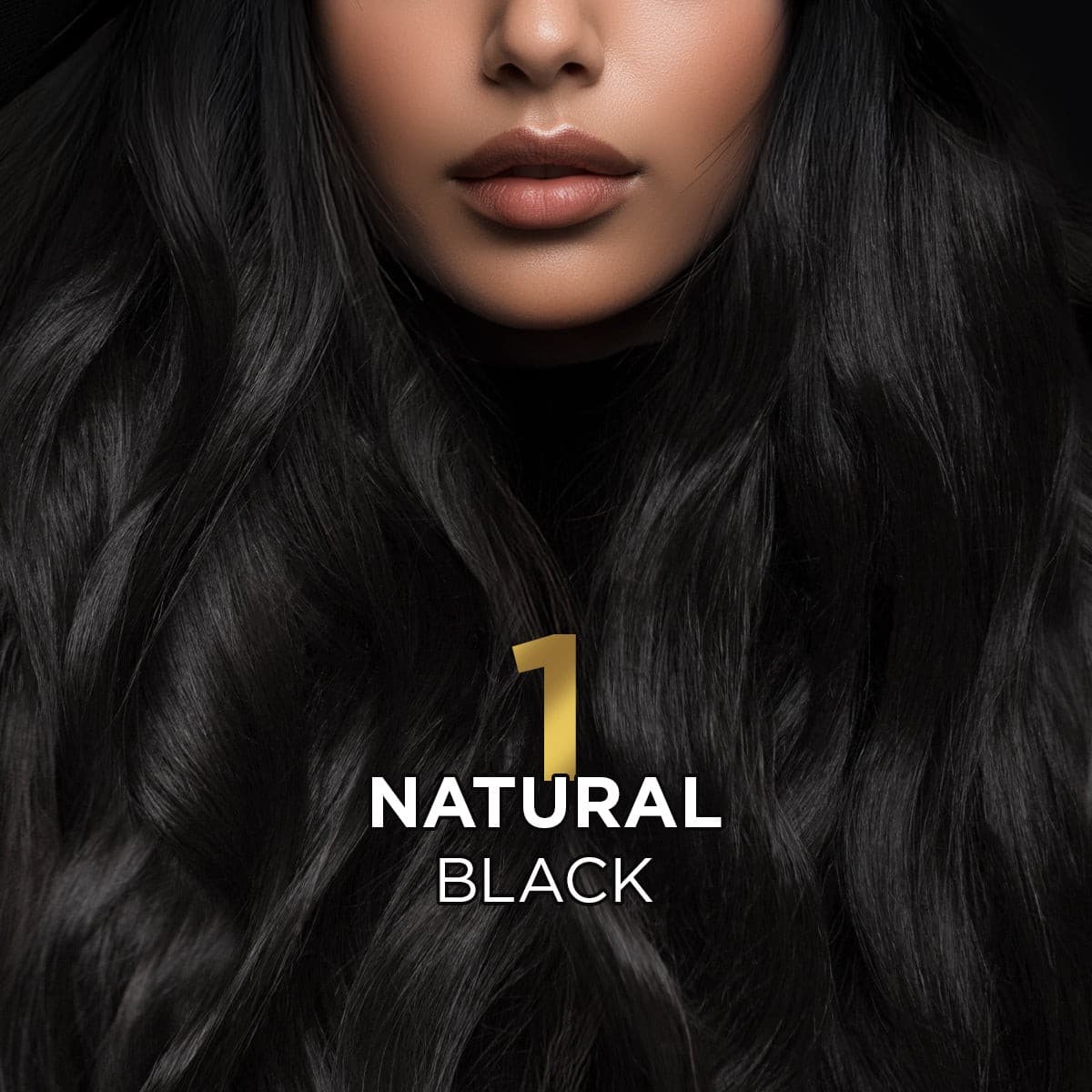 High Shine Conditioning Hair Colour - Natural Black (Shade 1)(Pack of 2)