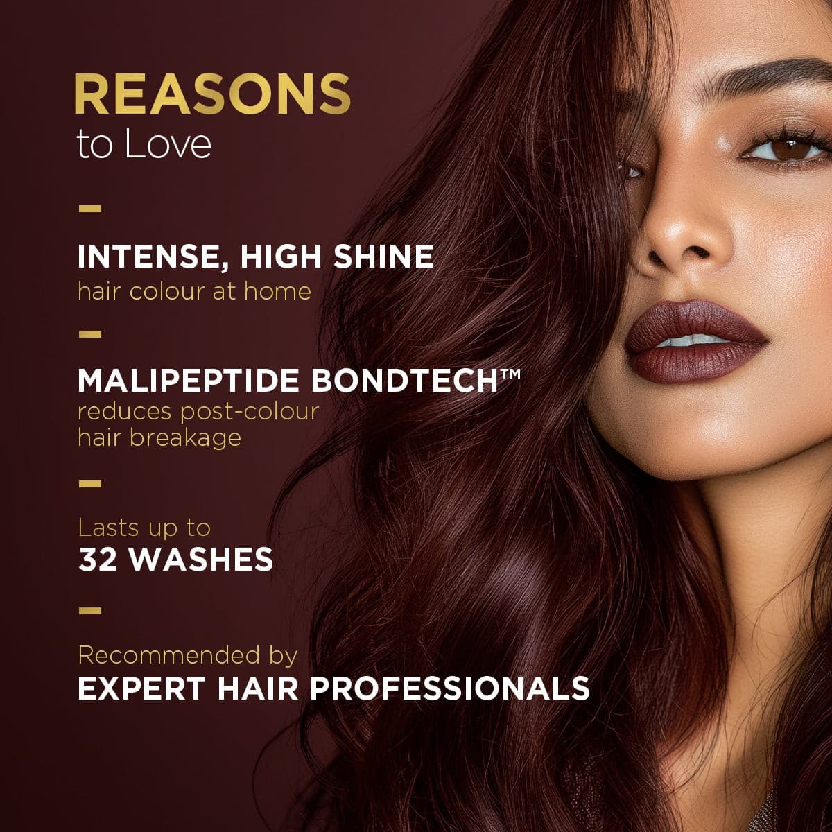 High Shine Conditioning Hair Colour - Mahogany Reddish Brown (Shade 4.56)(Pack of 3)