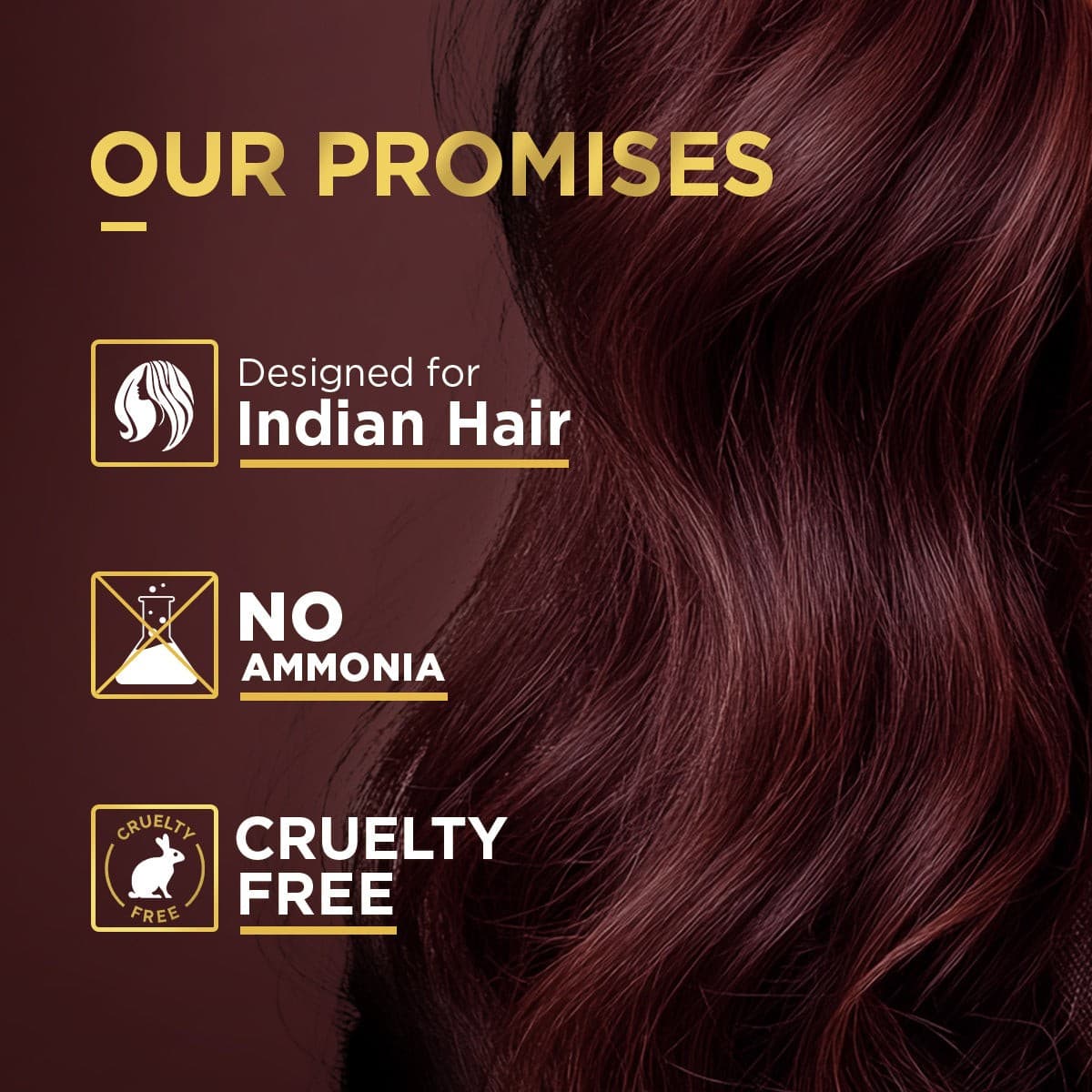 High Shine Conditioning Hair Colour - Mahogany Reddish Brown (Shade 4.56)(Pack of 3)