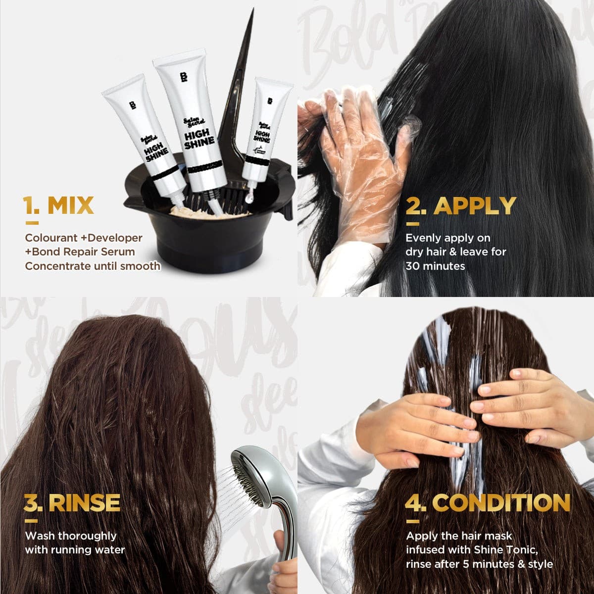 High Shine Conditioning Hair Colour - Coffee Natural Brown (Shade 4.31)
