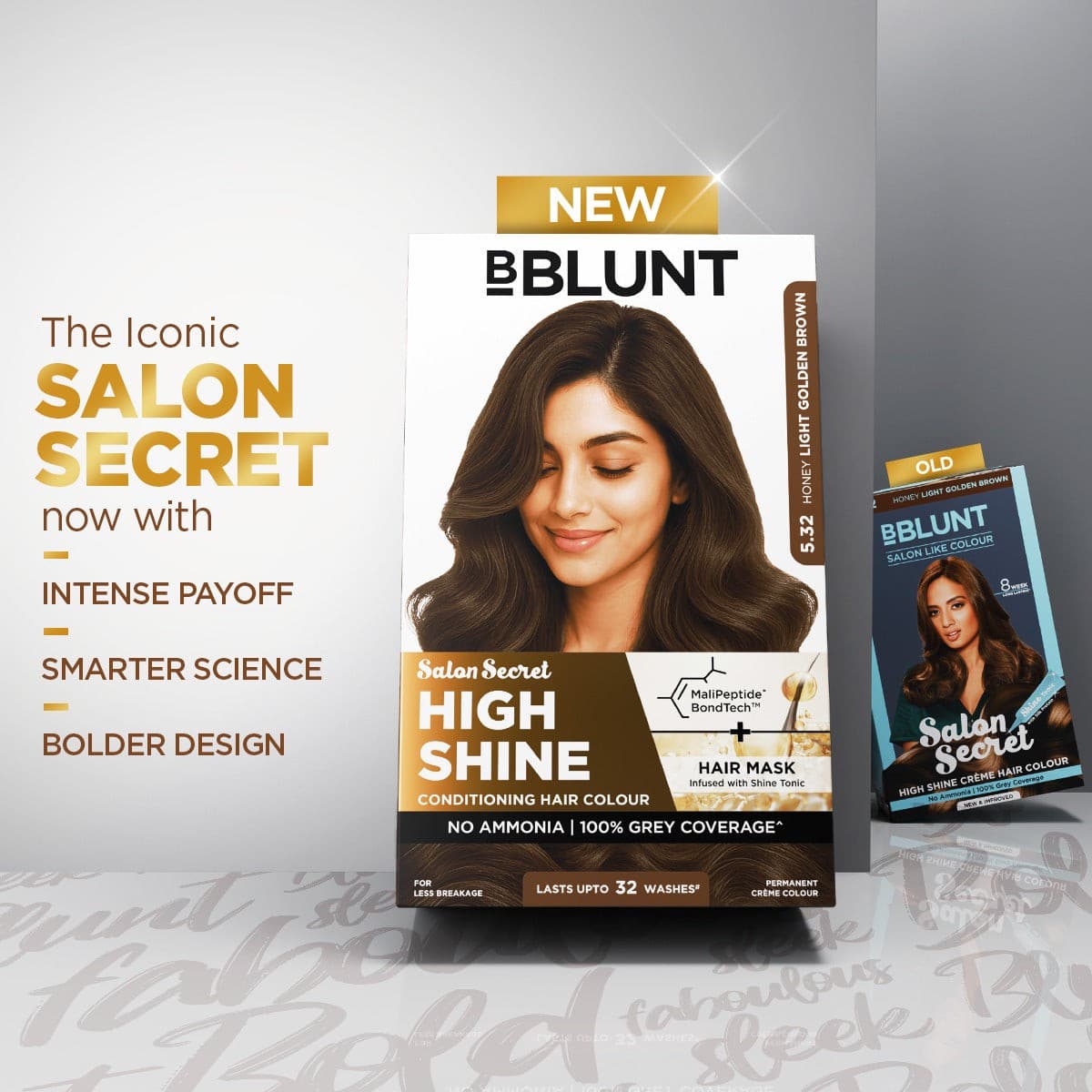 High Shine Conditioning Hair Colour - Honey Light Golden Brown (Shade 5.32)