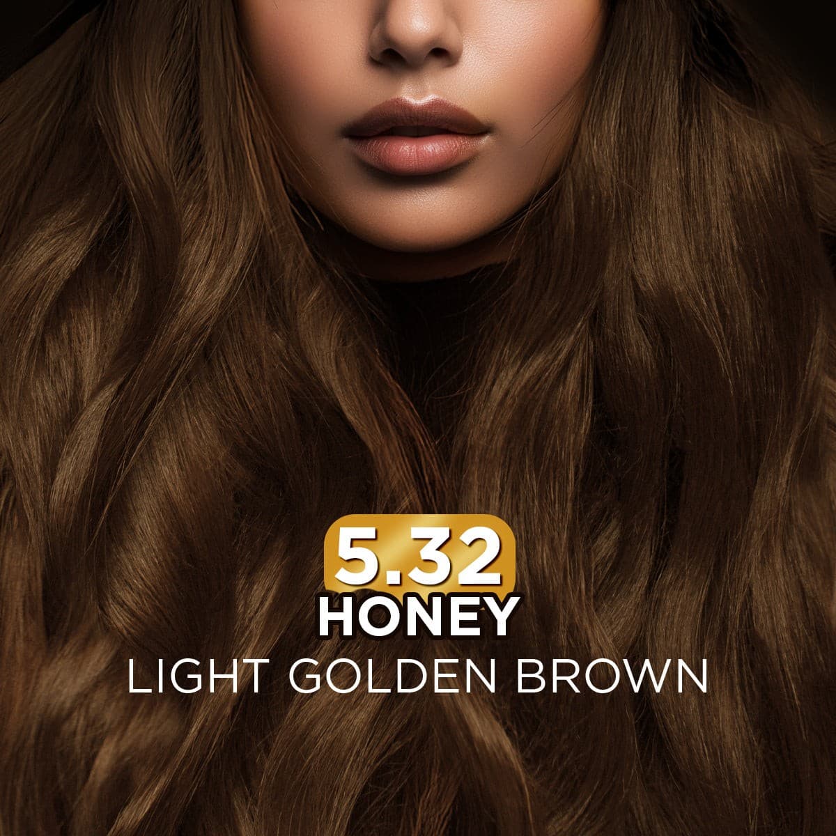 High Shine Conditioning Hair Colour - Honey Light Golden Brown (Shade 5.32)