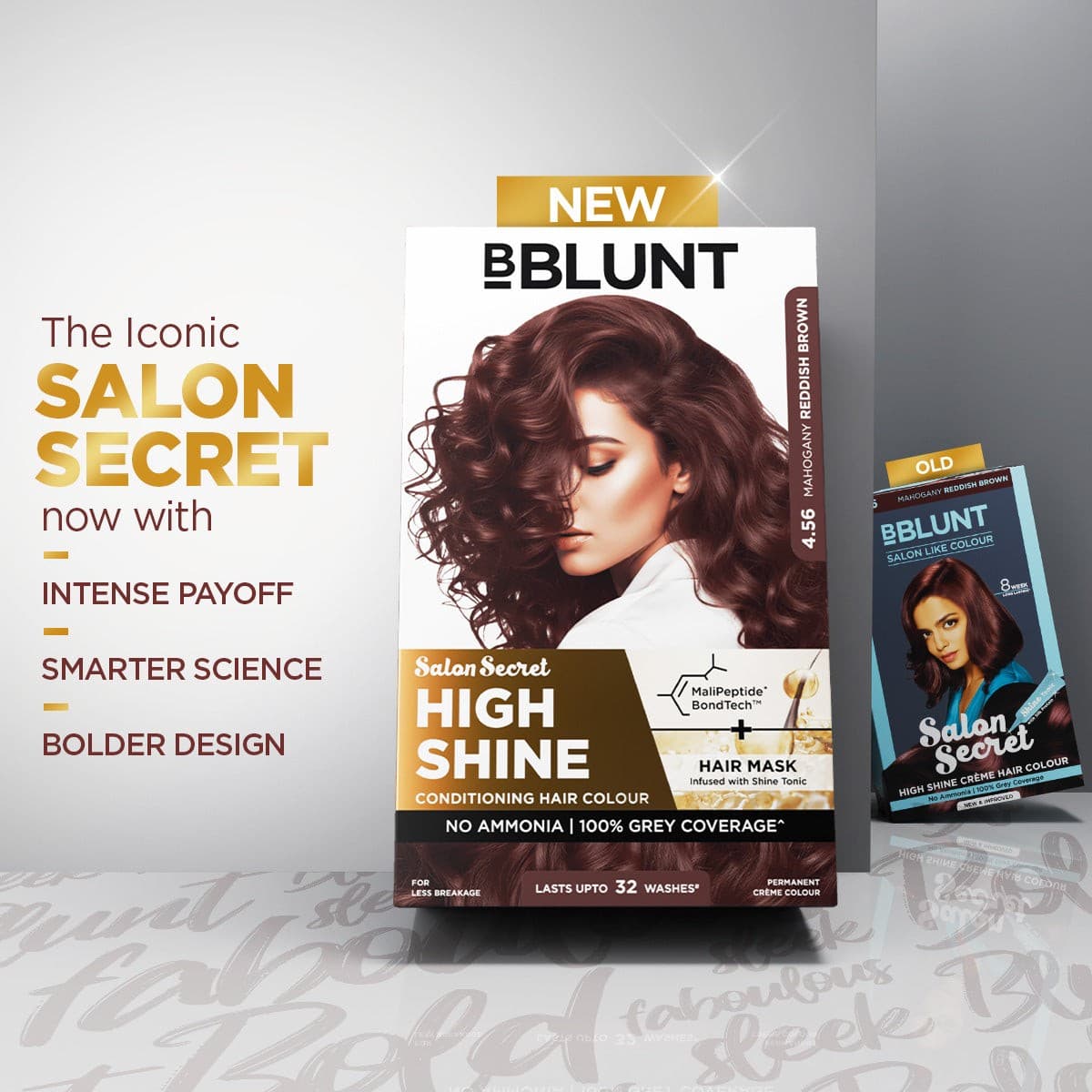 High Shine Conditioning Hair Colour - Mahogany Reddish Brown (Shade 4.56)