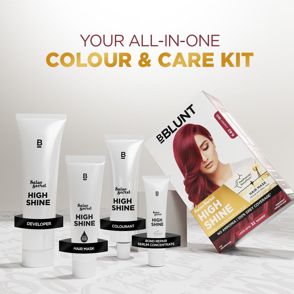 High Shine Conditioning Hair Colour - Cherry Red (Shade 6.62)