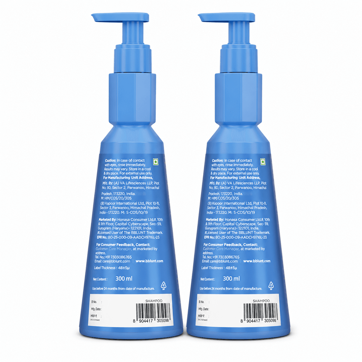 Anti-Dandruff Shampoo For a Clear & Healthy Scalp 300 ml(Pack of 2)