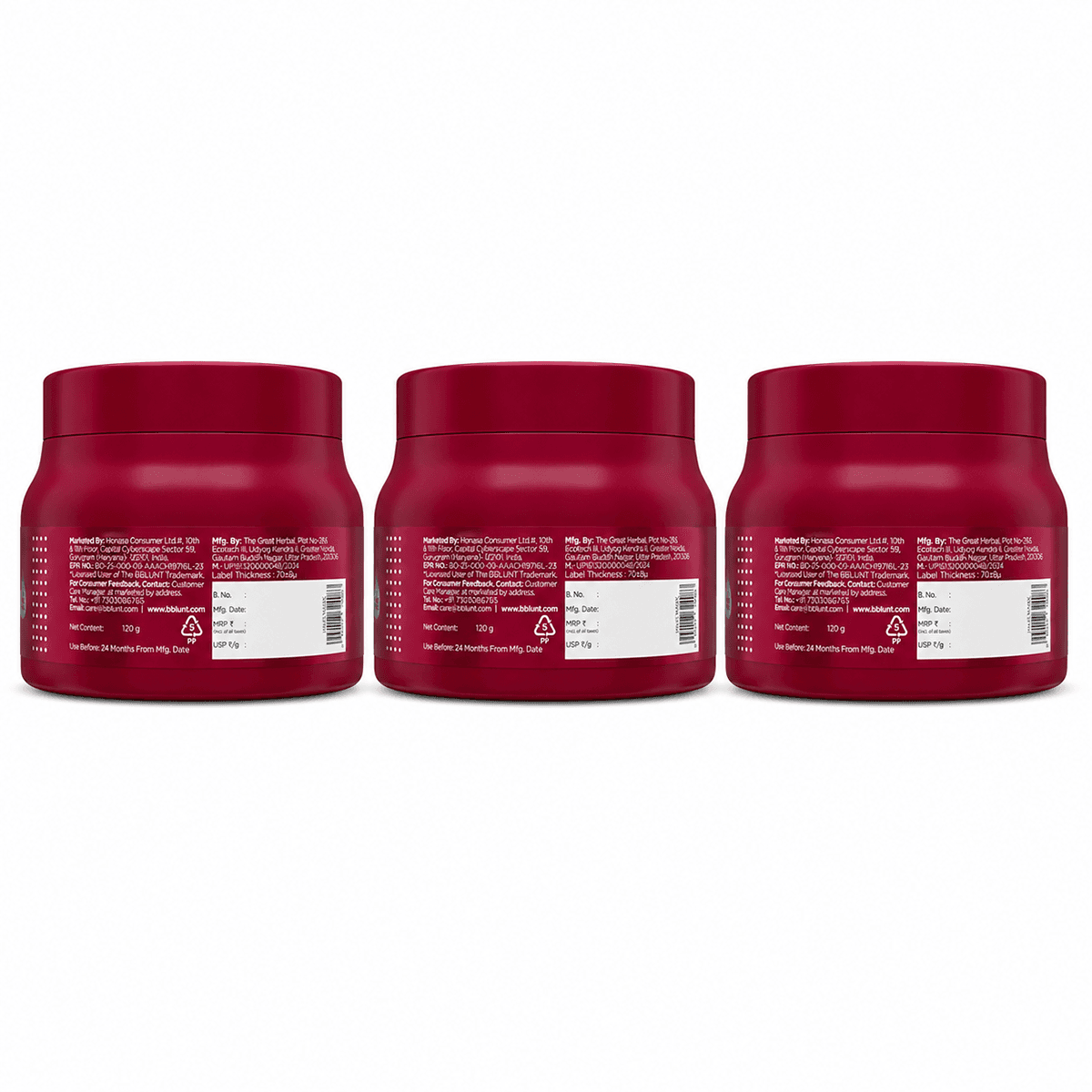 7 in 1 Repair & Revive Hair Mask for Up to 100% Damage Repair* - 120g(Pack of 3)