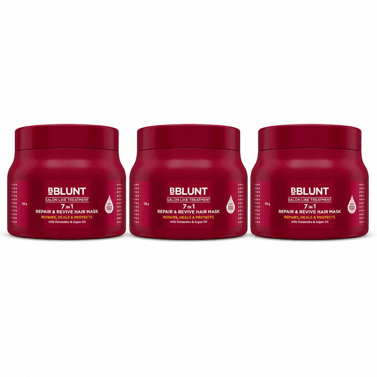7 in 1 Repair & Revive Hair Mask for Up to 100% Damage Repair* - 120g(Pack of 3)