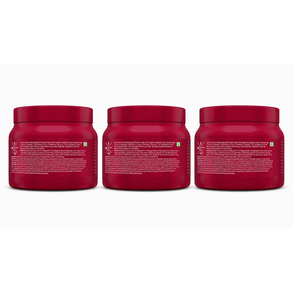 7 in 1 Repair & Revive Hair Mask for Upto 100% Damage Repair - 250g(Pack of 3)