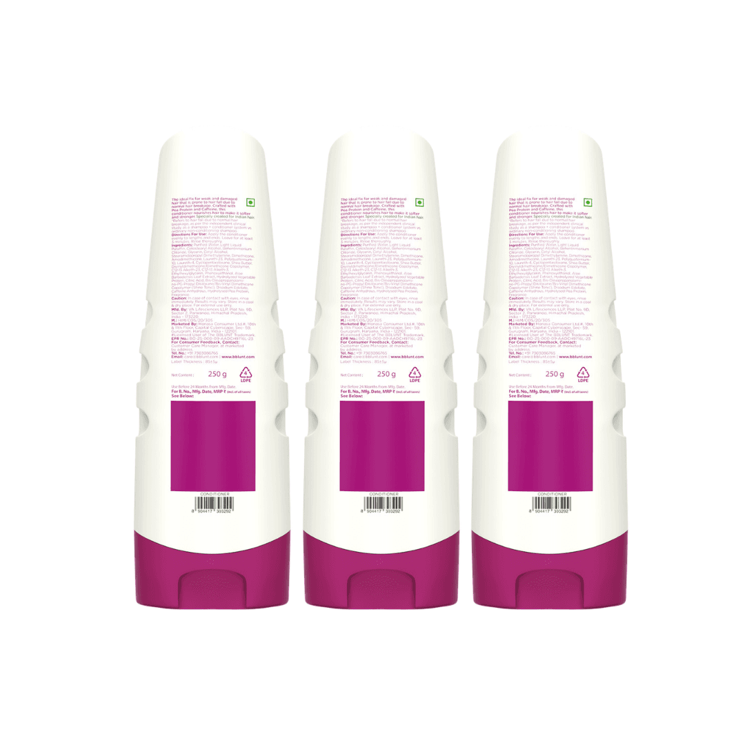 Hair Fall Control Conditioner for Stronger Hair - 250 g(Pack of 3)