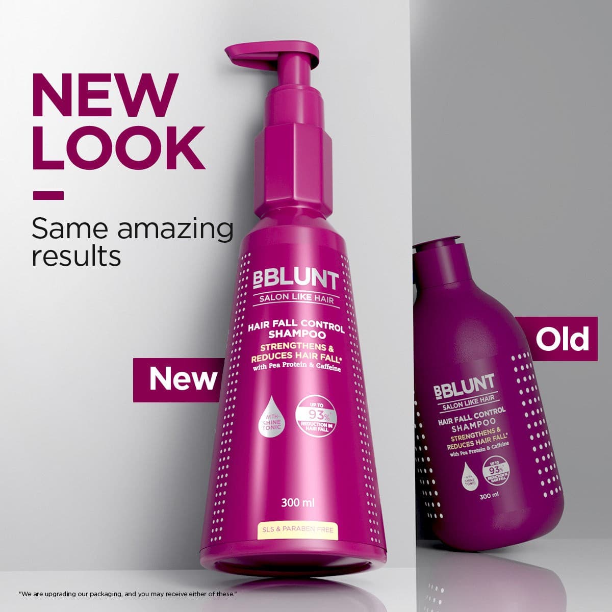 Hair Fall Control Shampoo with Pea Protein & Caffeine for Stronger Hair - 300 ml