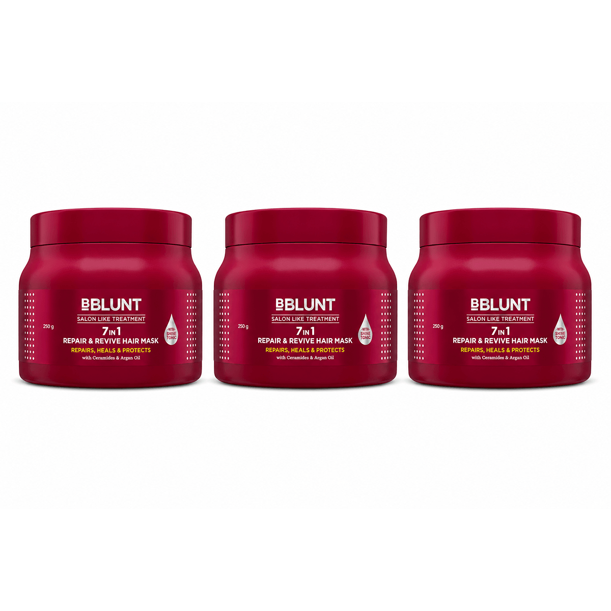 7 in 1 Repair & Revive Hair Mask for Upto 100% Damage Repair - 250g(Pack of 3)