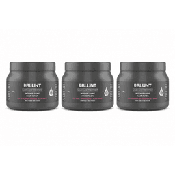 Intense Shine Hair Mask with Rice & Silk Protein for Softer, Smoother & Shinier Hair - 250g(Pack of 3)